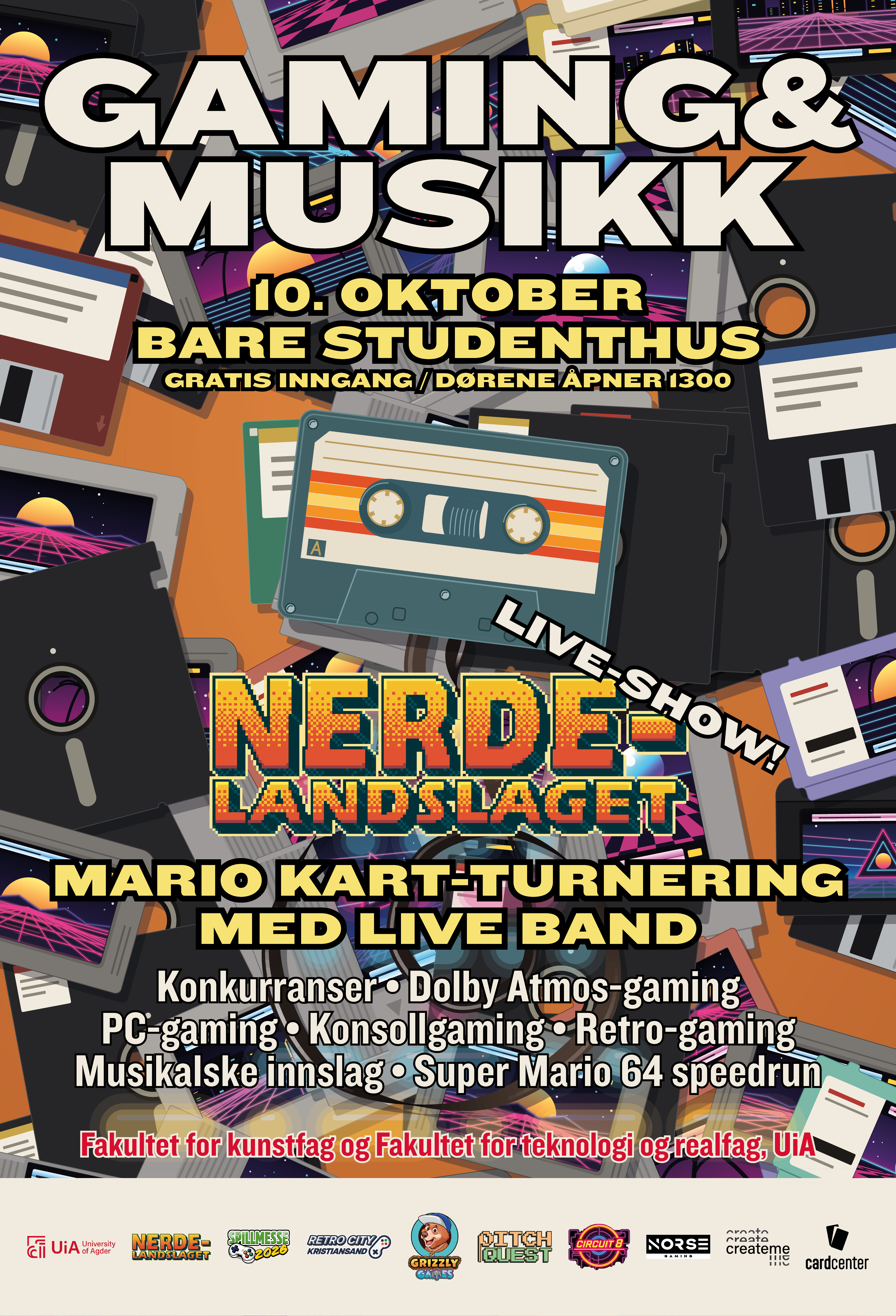 Plakat for MarioKart Live og Nerdelandslaget